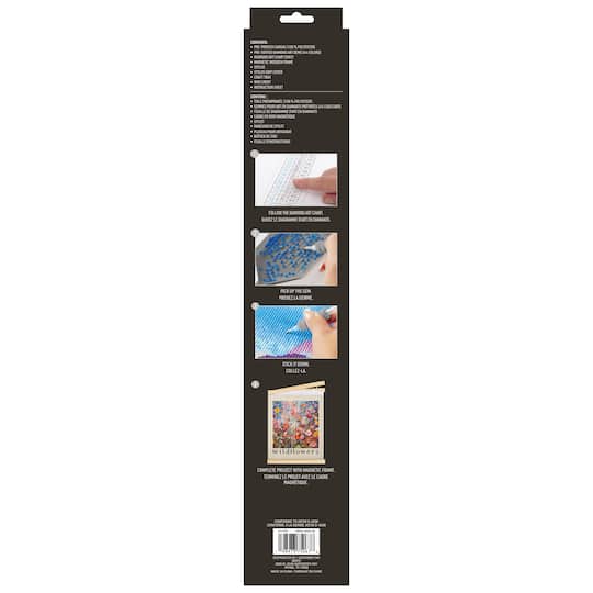 16" x 20" Wildflowers Diamond Art Kit with Wood Frame by Make Market®